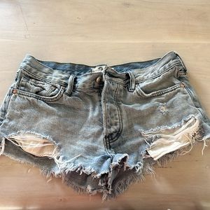 Free People Size 25 denim shots